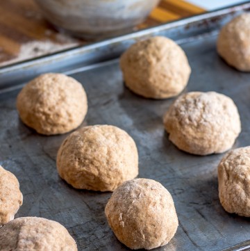 It only takes 30 minutes from start to finish to make these Sprouted Wheat 30 Minute Rolls. Healthy, filling, and they can be enjoyed as a Trim Healthy Mama E recipe. Quick, healthy, and sure to be a family-pleasing recipe! #trimhealthymama #thm #thm-e #lowfat #sproutedflour #30minuterolls #realfood #mymontanakitchen #thmbread