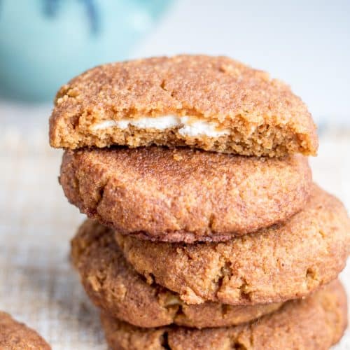 Pumpkin Snickerdoodles with Cream Cheese Filling My Montana Kitchen