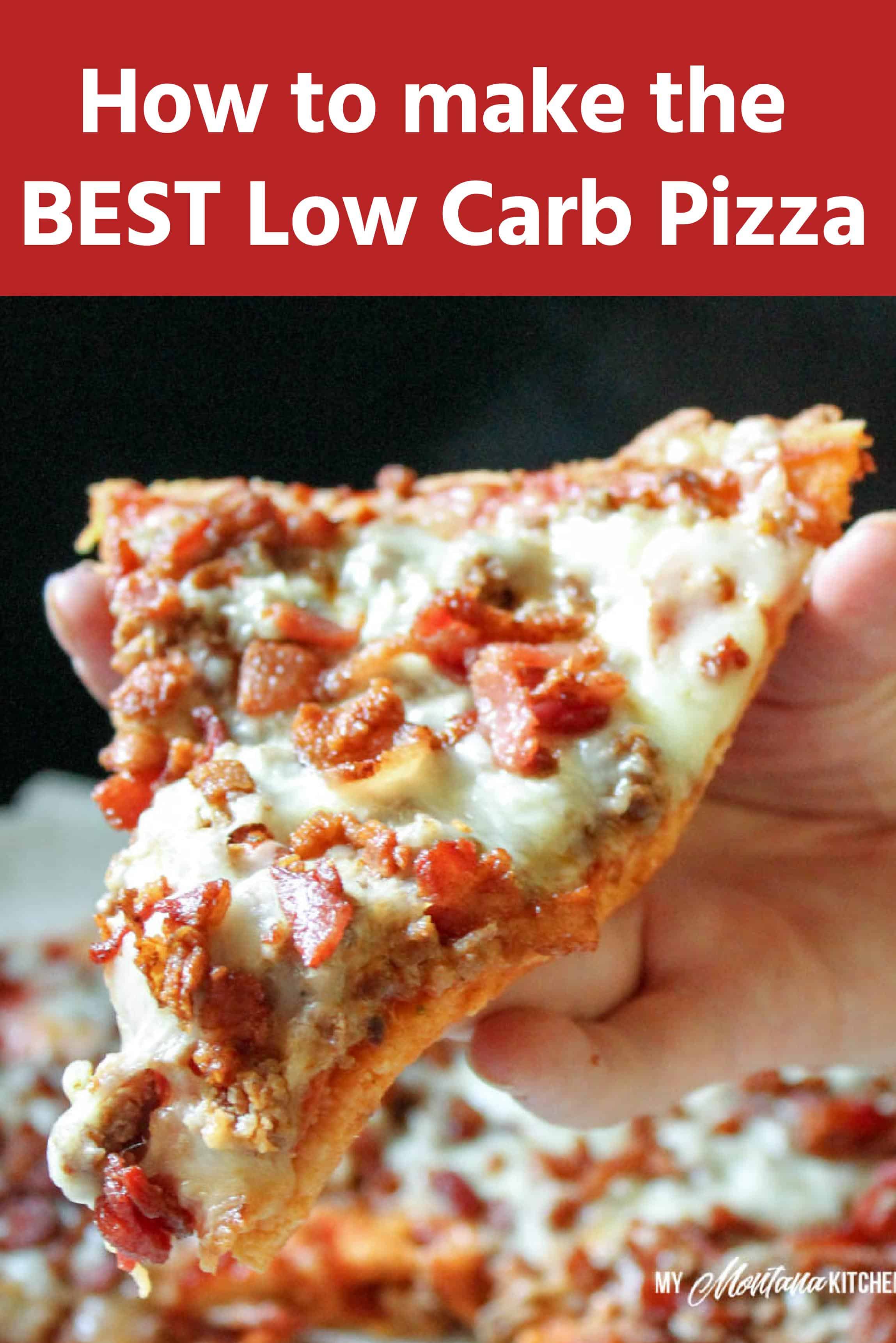 Just because you're living the healthy low carb life doesn't mean you need to sacrifice pizza. You’ll realize just how easy it can be as soon as you learn the 4 steps to the best low carb pizza. This Ultimate Guide To The Best Low Carb Pizza will teach you everything you need to know. #lowcarbpizza #lowcarbguide #nutfreepizza #dairyfreepizzadough #fatheaddough #trimhealthymamapizza #lowcarbpizzarecipes #lowcarbpizzaideas #lowcarb #glutenfree #thmpizza