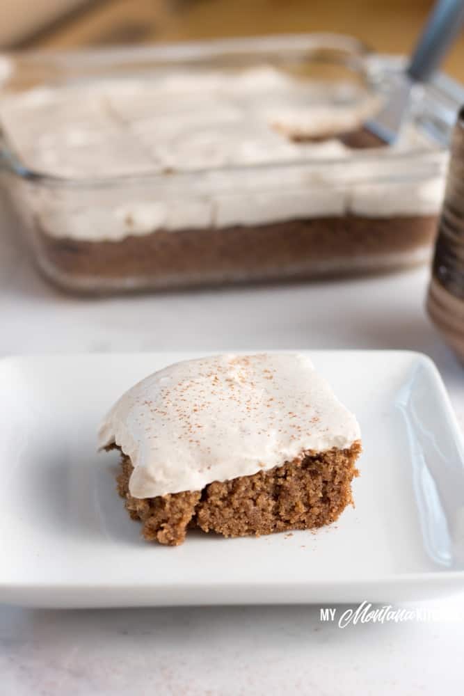 Cinnamon Spice Cake with Cream Cheese Frosting | My Montana Kitchen