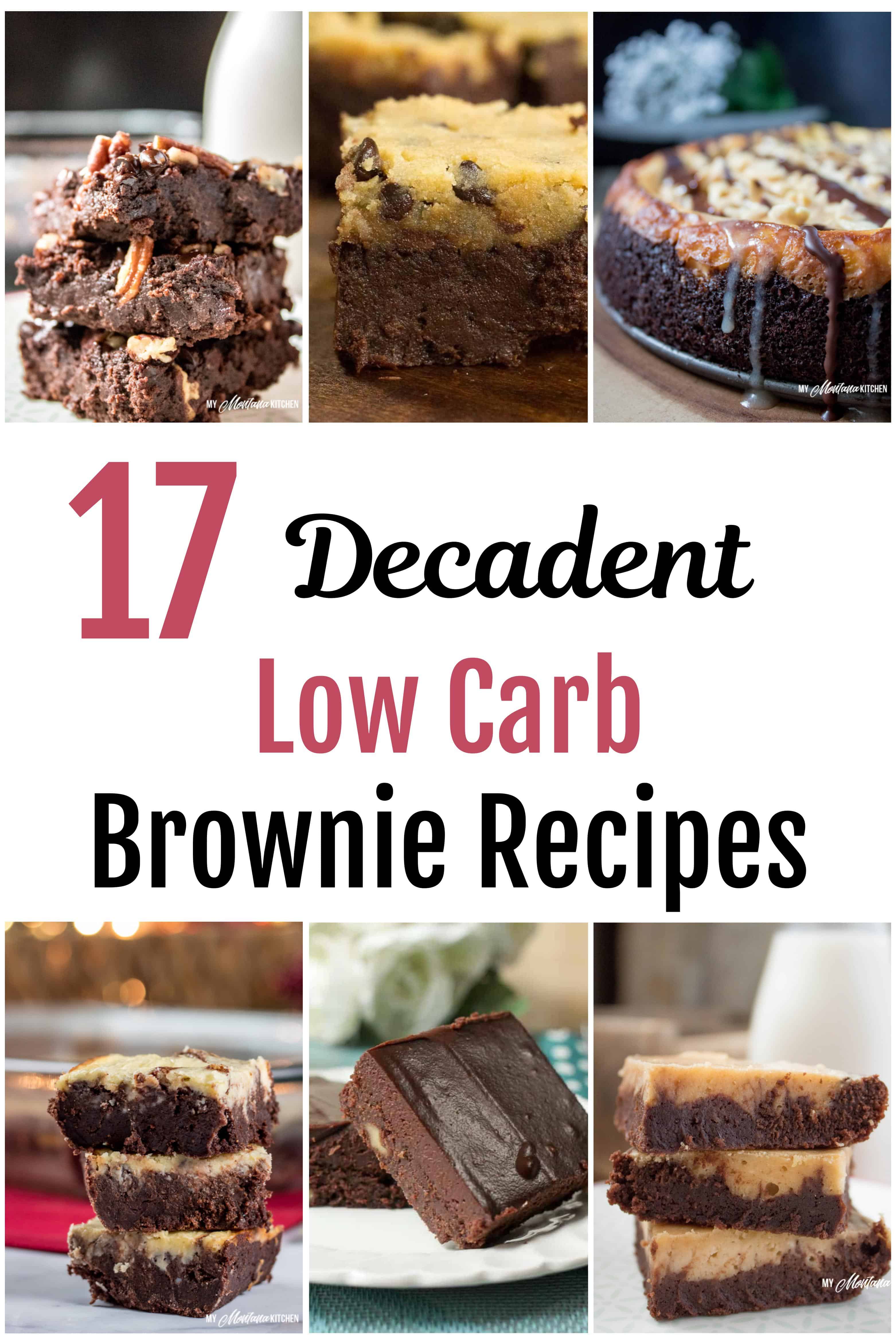 These decadent, fudgy low carb brownies will satisfy that “perfect brownie” longing. But the good news here is that all of these brownies are low carb, sugar free, and a Trim Healthy Mama S Fuel! #lowcarbbrownie #ketobrownies