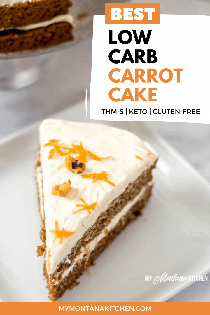 How to Make the Best Low Carb Carrot Cake (Gluten Free, Keto, Sugar Free)