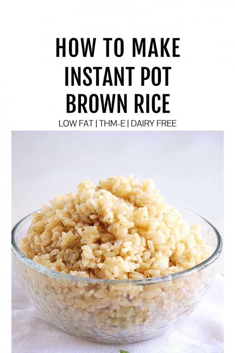 How to Make Instant Pot Brown Rice