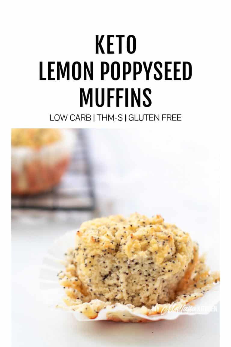 Keto Lemon Poppy Seed Muffins