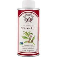 La Tourangelle Toasted Sesame Oil 8.45 Fl. Oz., All-Natural, Artisanal, Great for Stir Fry, Curries Noodles, or as a Marinade