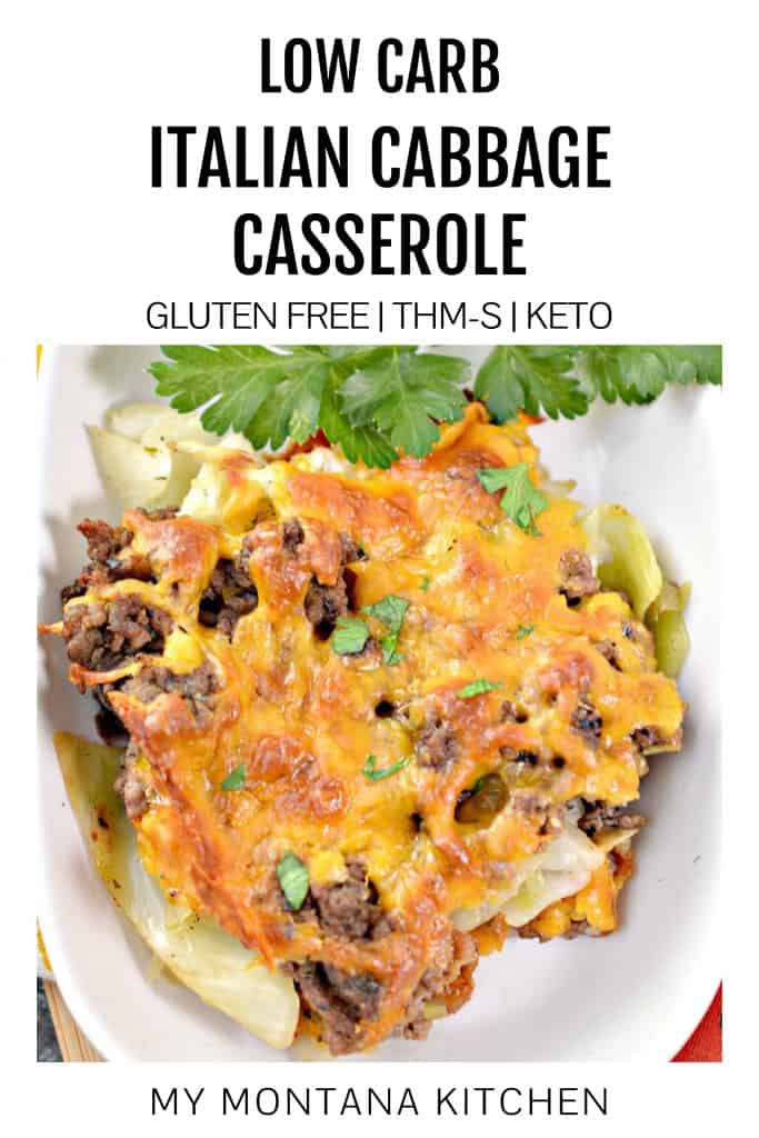 low carb italian cabbage casserole