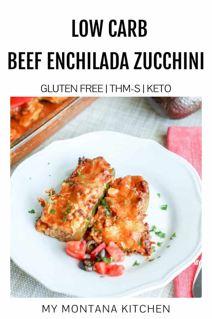 low carb Beef Enchiladas Stuffed Zucchini 