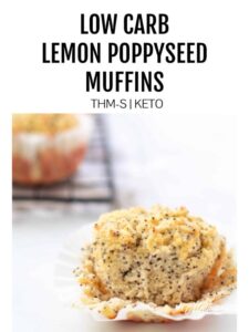 Keto Lemon Poppy Seed Muffins