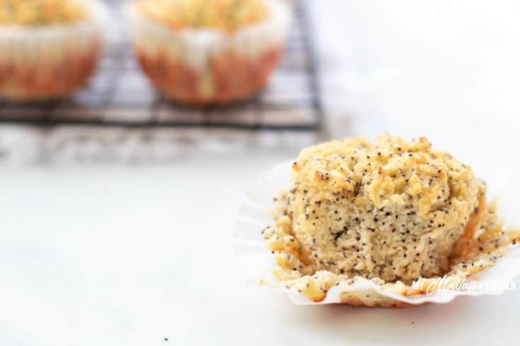 Keto Lemon Poppy Seed Muffins