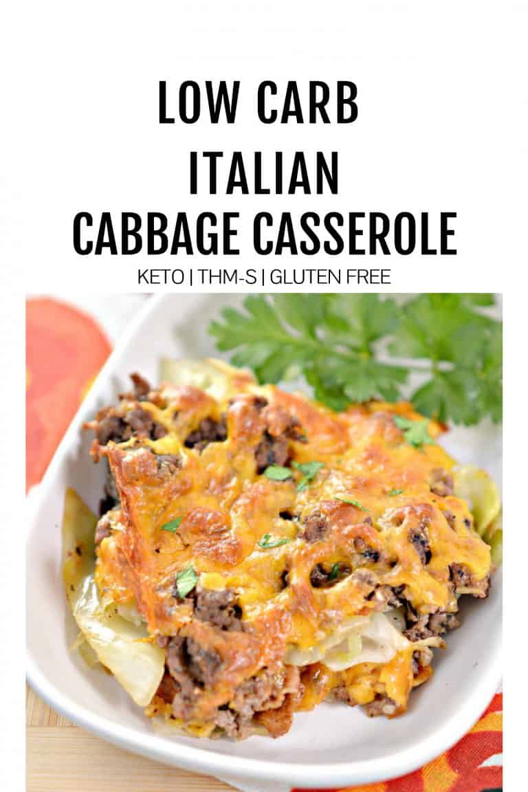 Easy Cheesy Keto Cabbage Casserole