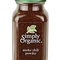 Simply Organic Ancho Chili Powder Certified Organic, 2.85 Ounce