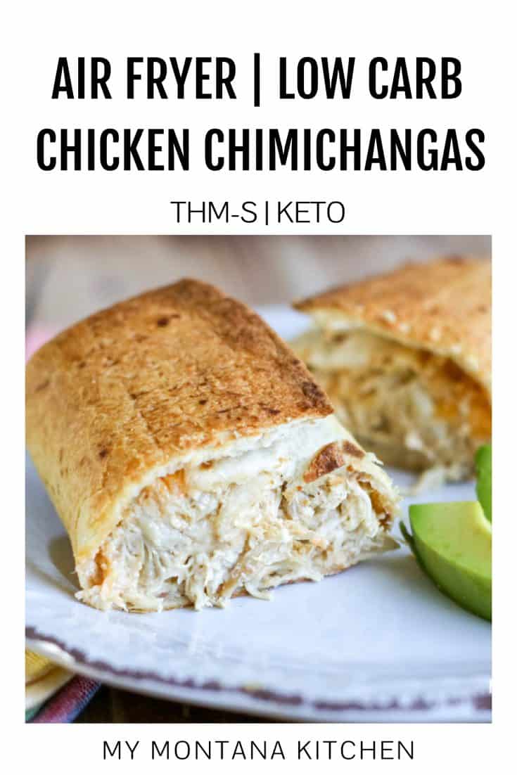 Air Fryer Chicken Chimichangas