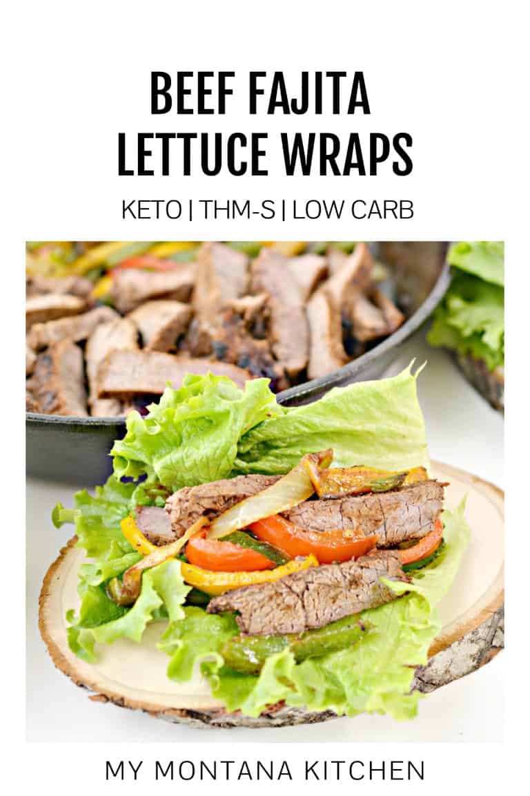 steak fajita lettuce wrap