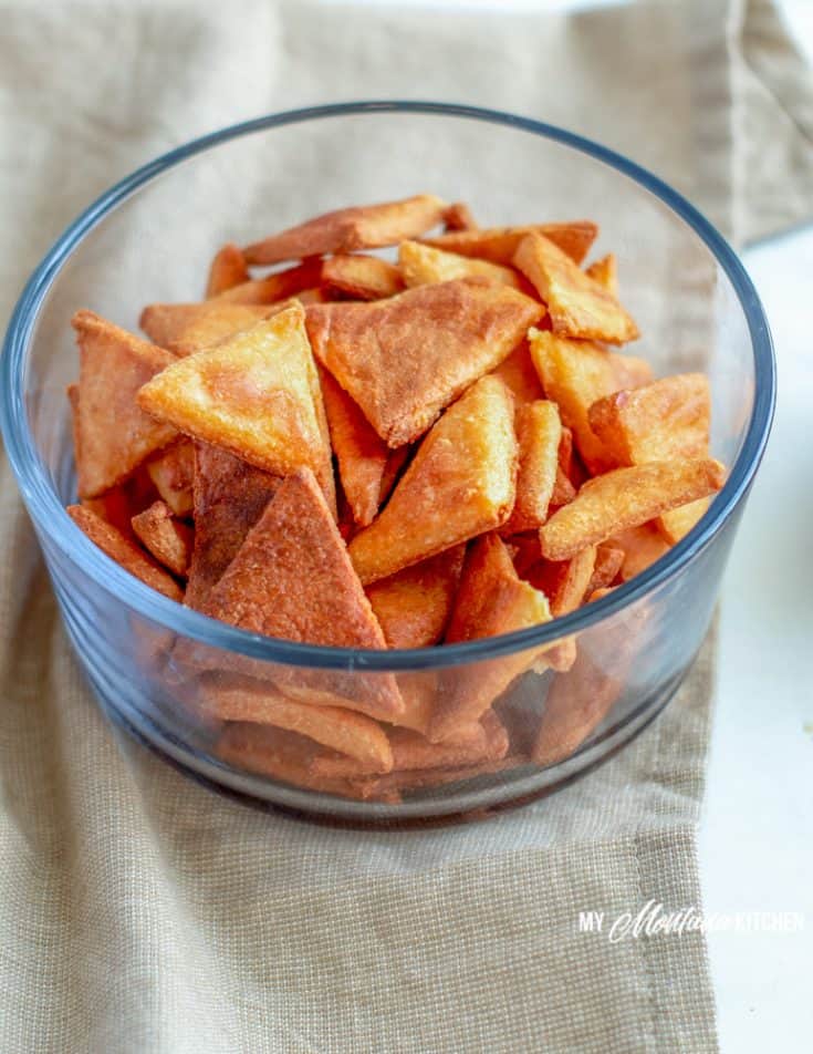 How To Make Low Carb Tortilla Chips Easy Baked Perfect For Dipping