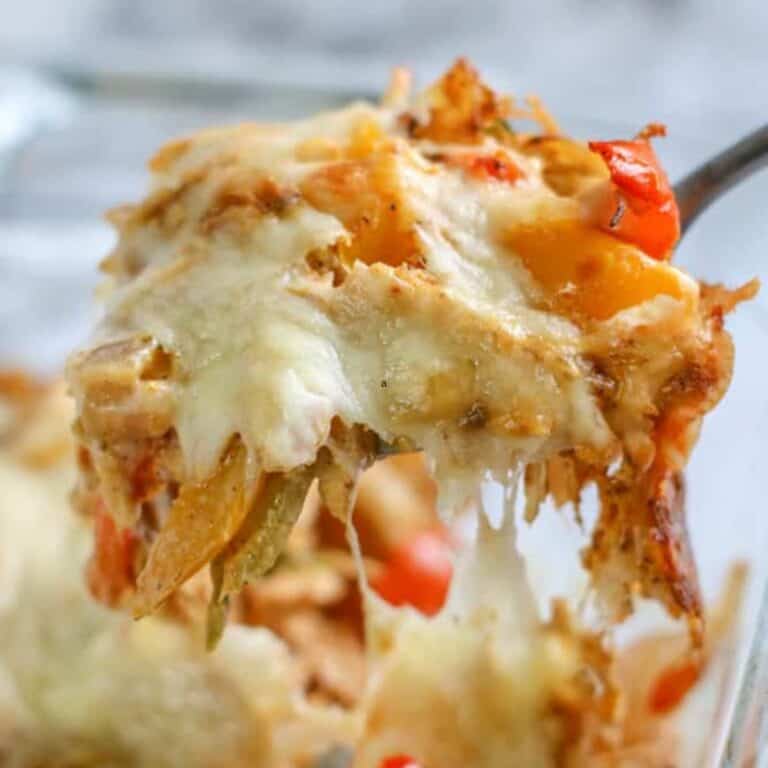Low Carb Chicken Fajita Casserole