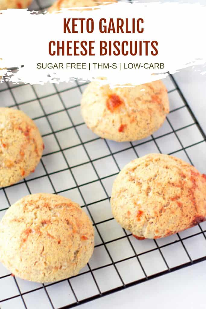 low carb biscuits pinterest image