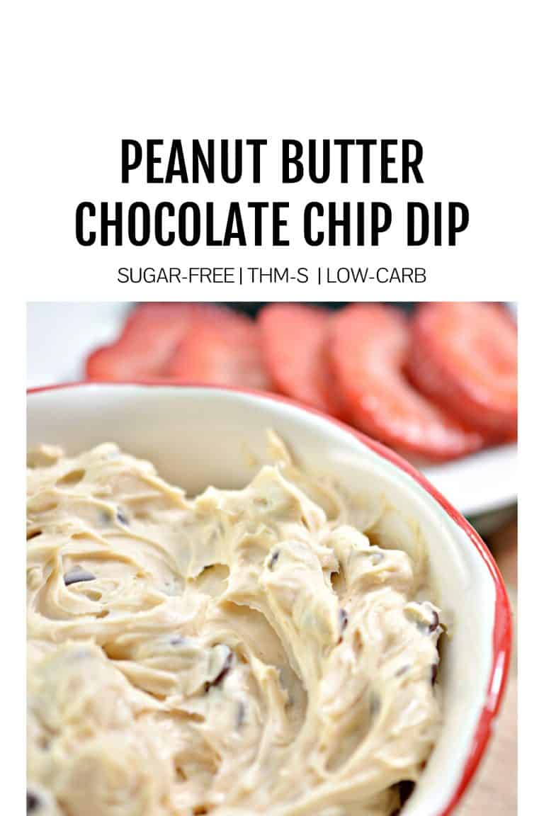 Easy Fruit Dip - Peanut Butter Chocolate Chip