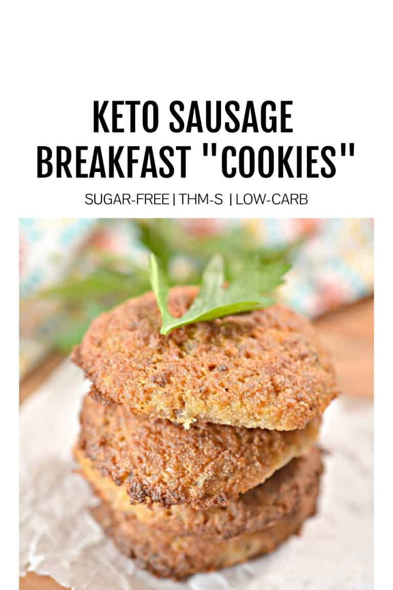 Keto Savory Breakfast Cookies With Sausage