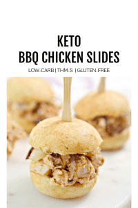 Image of keto BBQ chicken sliders