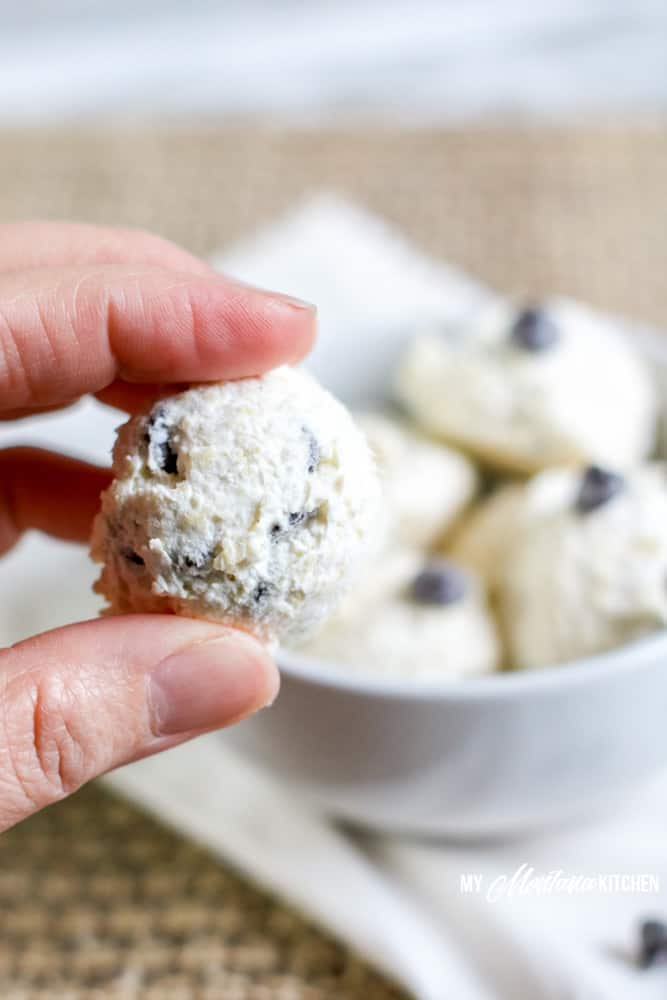 Keto Cookie Dough Fat Bombs