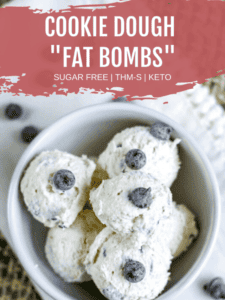 Keto Cookie Dough Fat Bombs