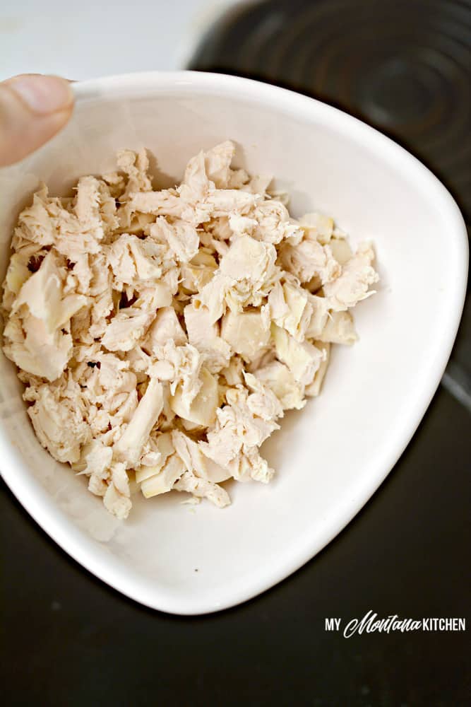 Image of chicken chunks