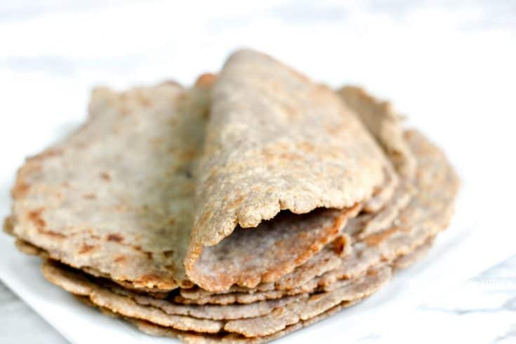 Image of homemade keto tortillas