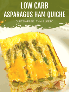 Asparagus Ham Crustless Quiche