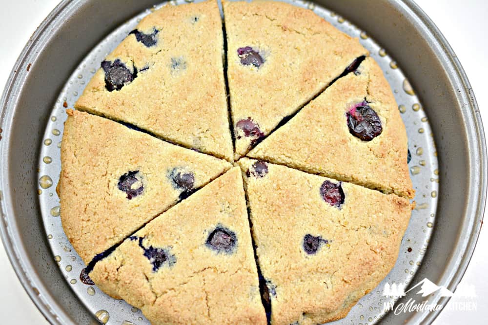 keto blueberry lemon scones