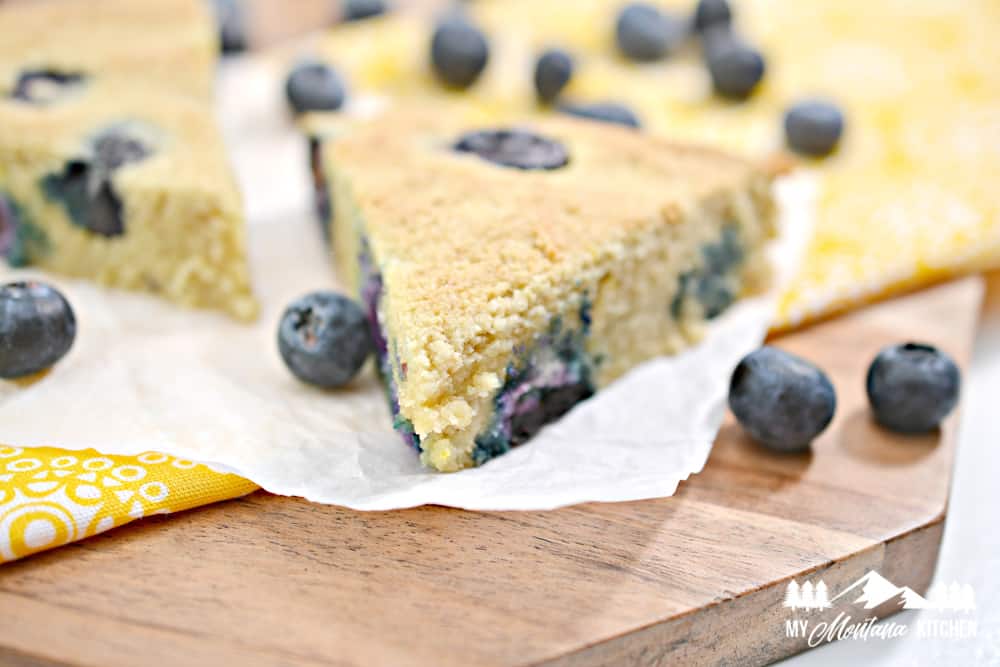 keto blueberry lemon scones