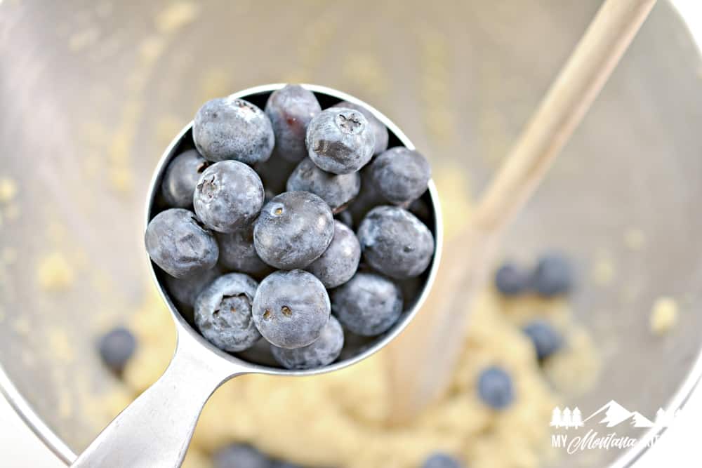 Image of ingredients for low-carb blueberry lemon scones