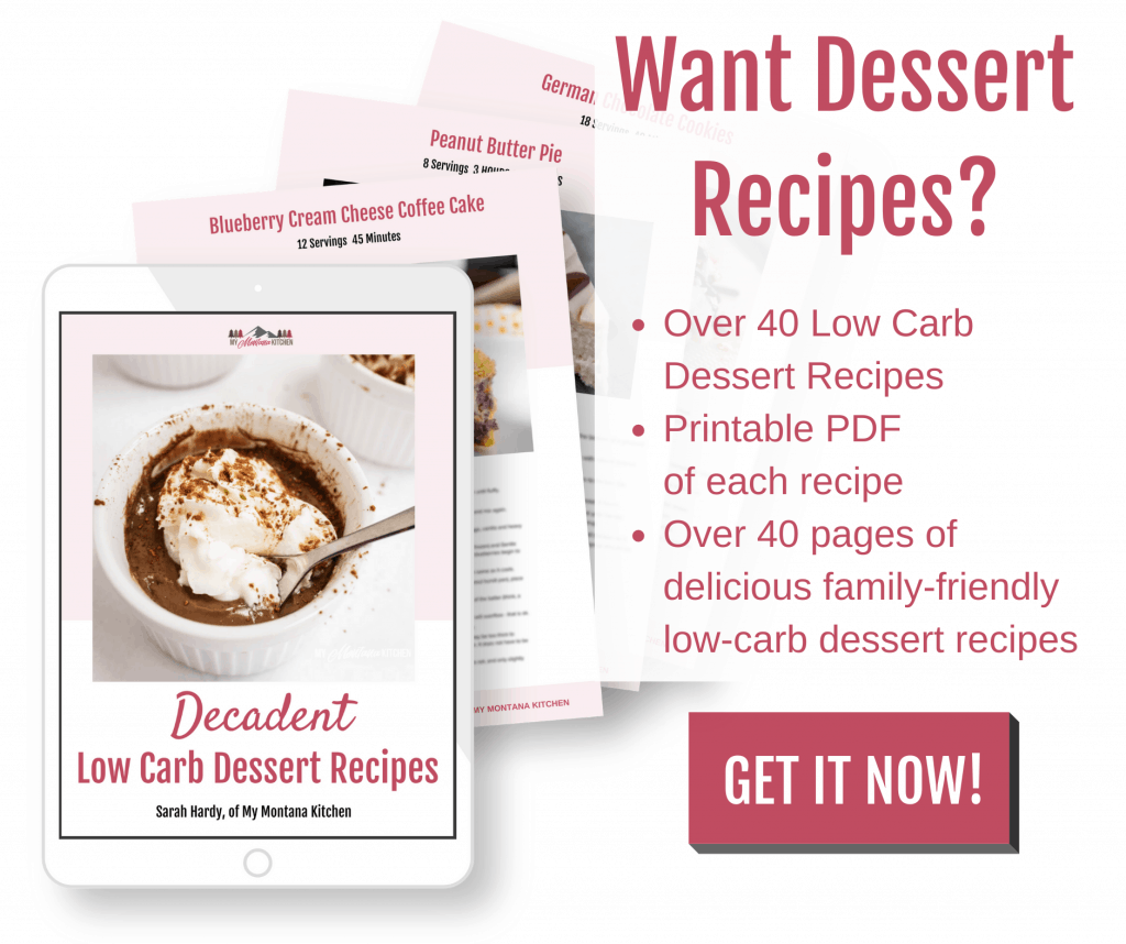 low carb desserts ebook