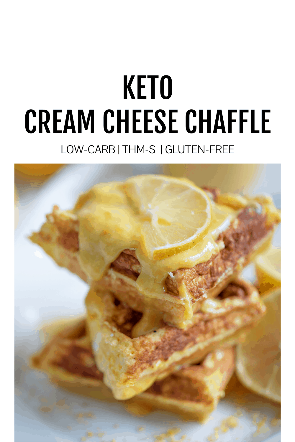 Keto Cream Chaffle Bowls