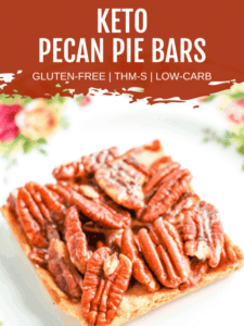 Low Carb Pecan Pie Bars