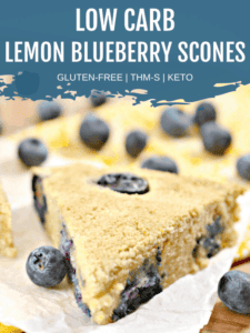 Keto Blueberry Lemon Scones