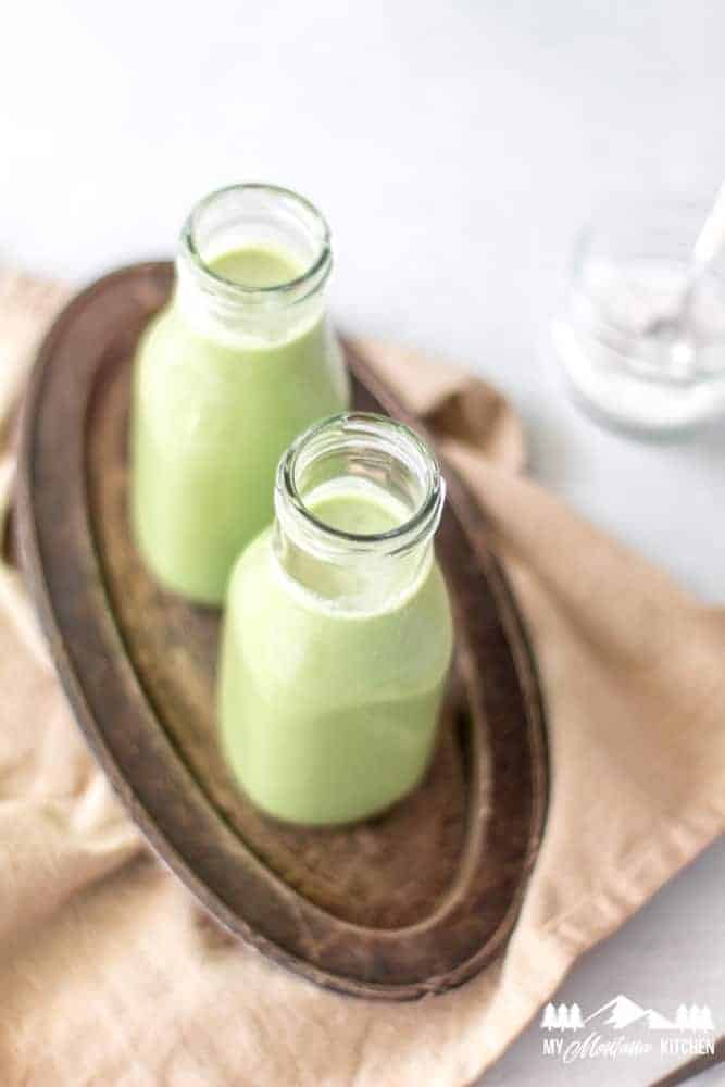 image of keto iced matcha latte