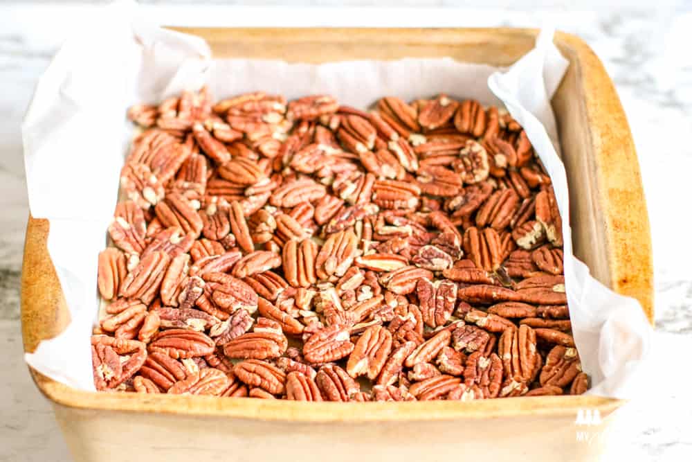 ingredients for low carb pecan pie bars