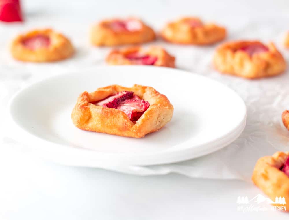 Low-Carb Strawberry Galettes