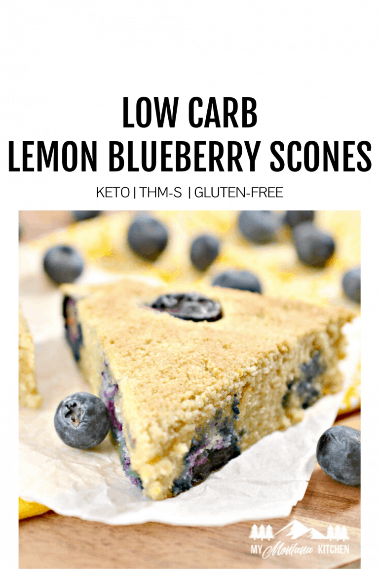 Keto Blueberry Lemon Scones Featured Image