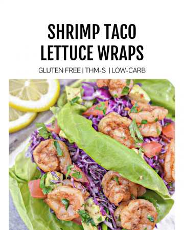 Featured Image for keto shrimp taco lettuce wraps