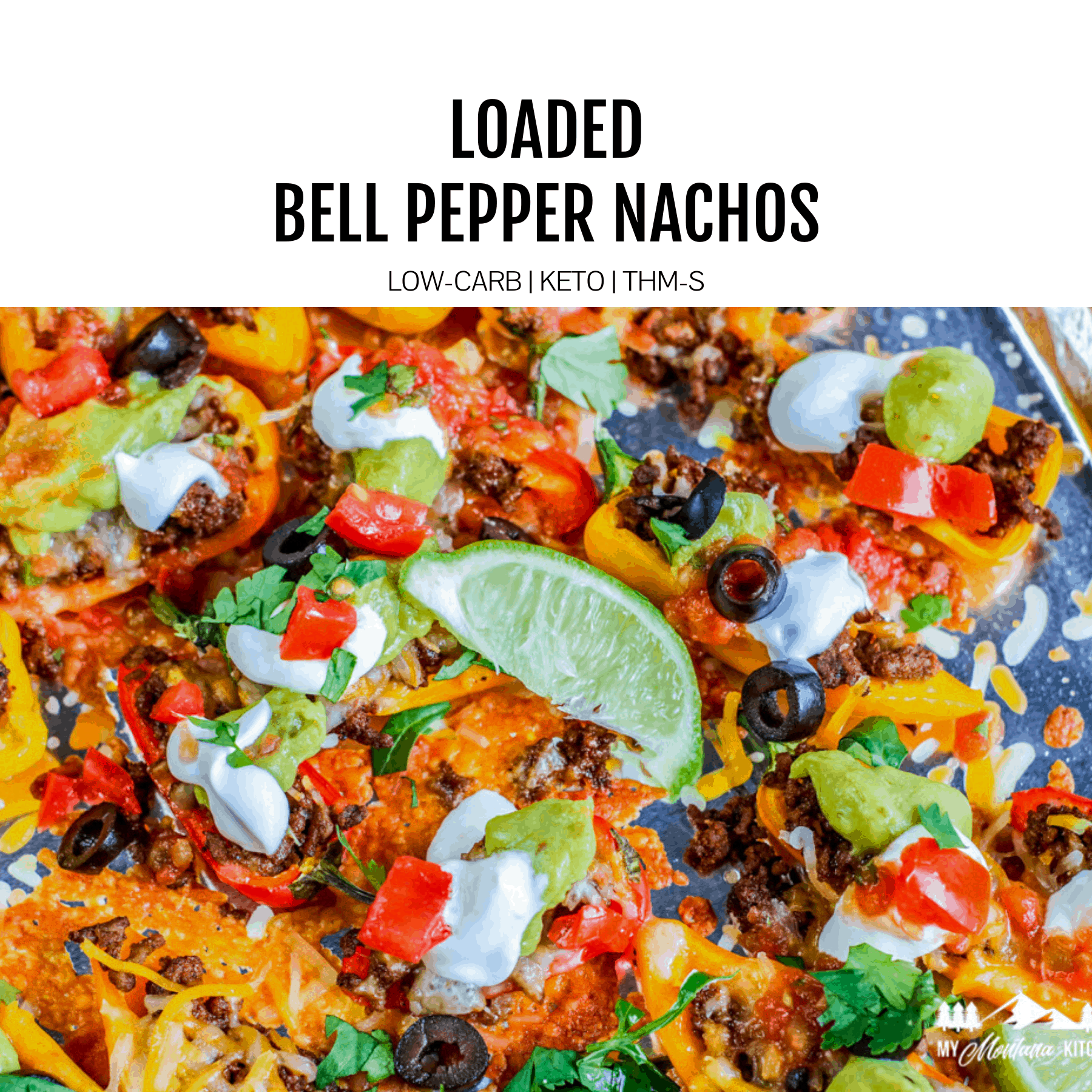 Low Carb Bell Pepper Nachos