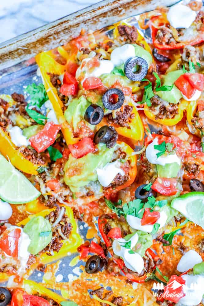 Low Carb Bell Pepper Nachos