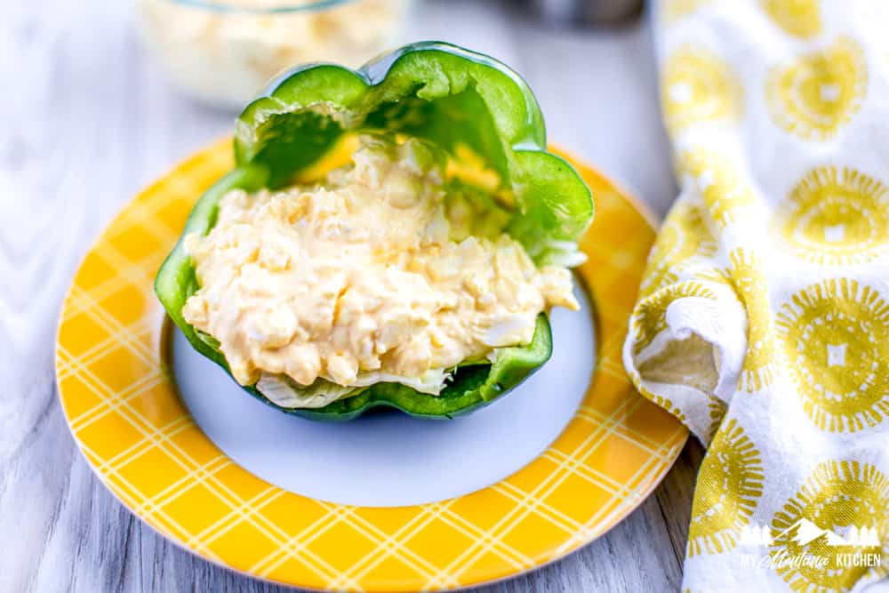 Low-Carb Egg Salad "Sandwiches" | My Montana Kitchen