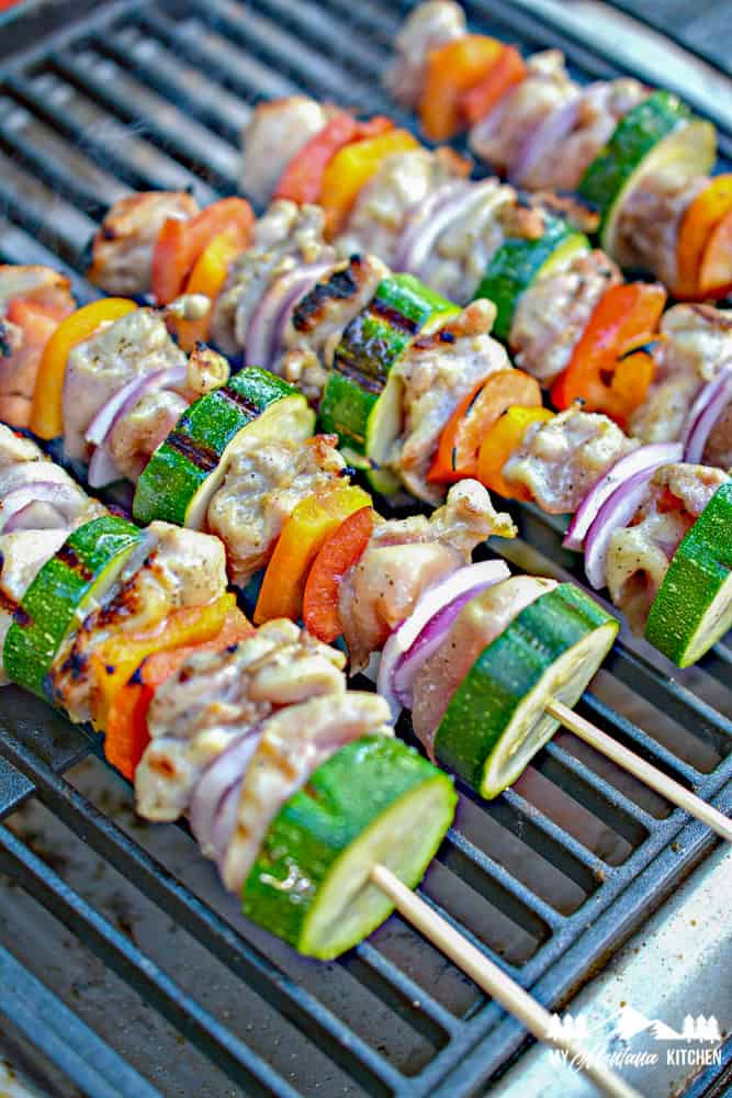 Keto Grilled Chicken Kebabs