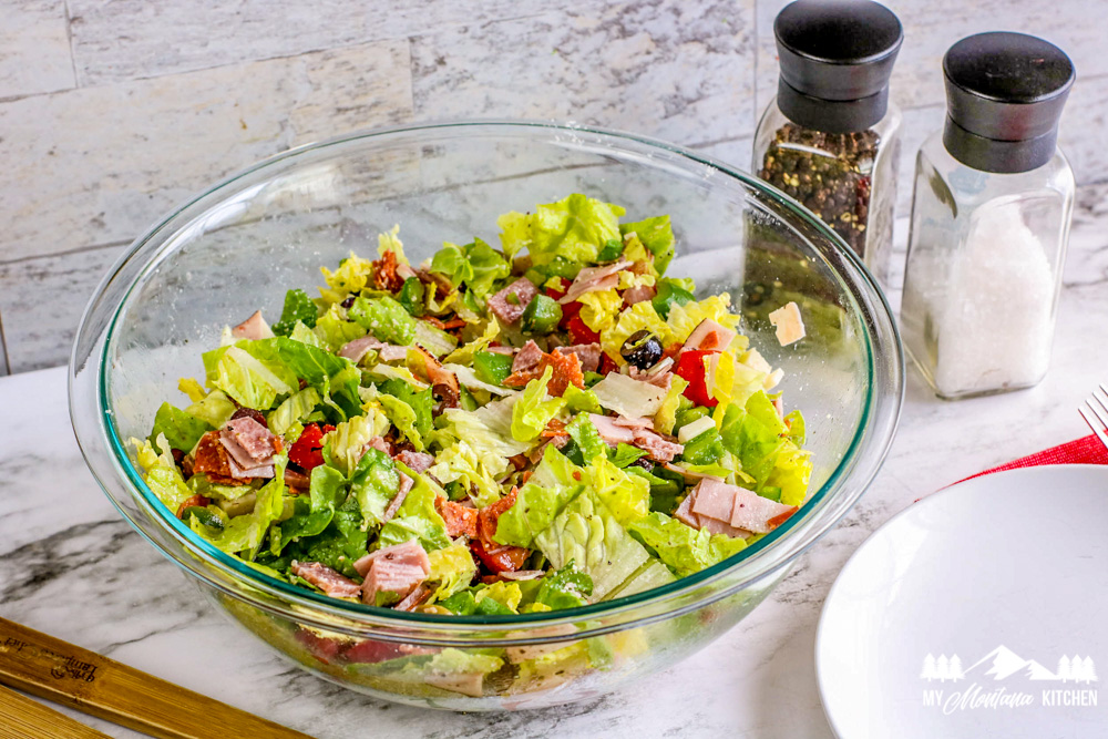 Low Carb Italian Chopped Salad