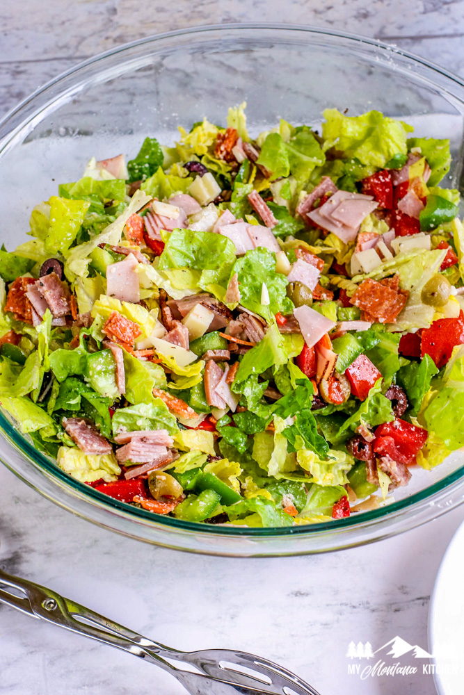 Low Carb Italian Chopped Salad