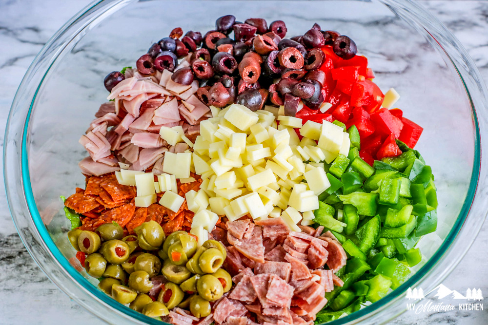 Low Carb Italian Chopped Salad