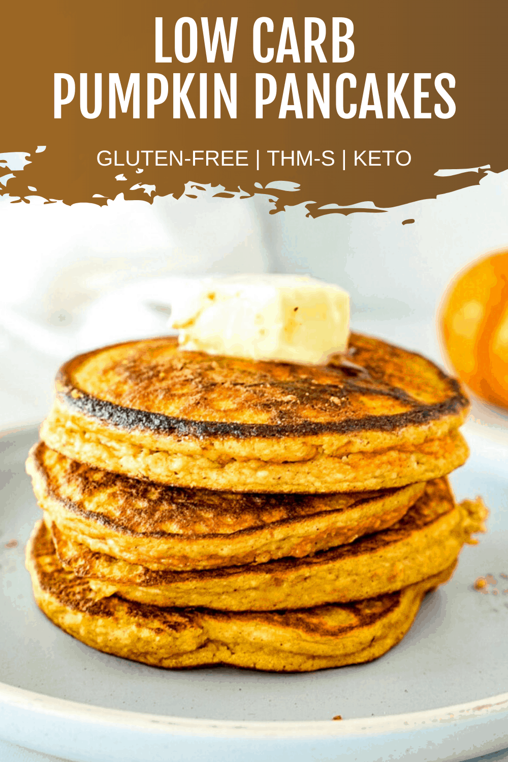 Keto Pumpkin Pancakes Sugar Free THM S Gluten Free Almond Flour