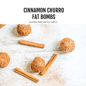 cinnamon churro fat bombs