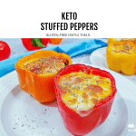 keto stuffed peppers featured image